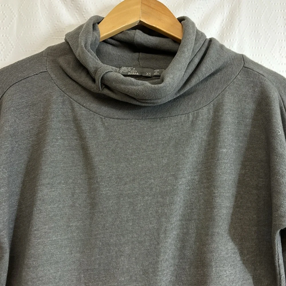 PrAna cowl Penelope cowl neck sweatshirt pullover XS organic - Picture 4 of 10